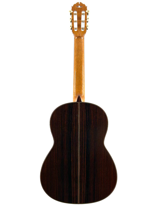 Joachim Schneider 2002 Meistergitarre Rückseite