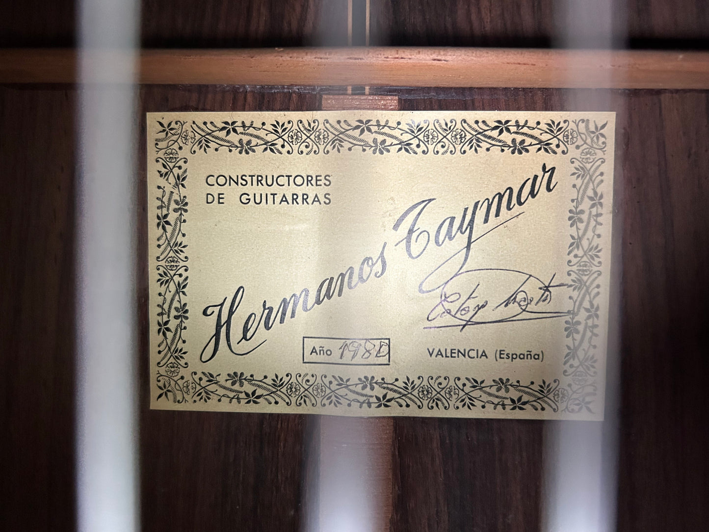Hermanos Taymar !Video Sattel 54 mm Meistergitarre Gitarre