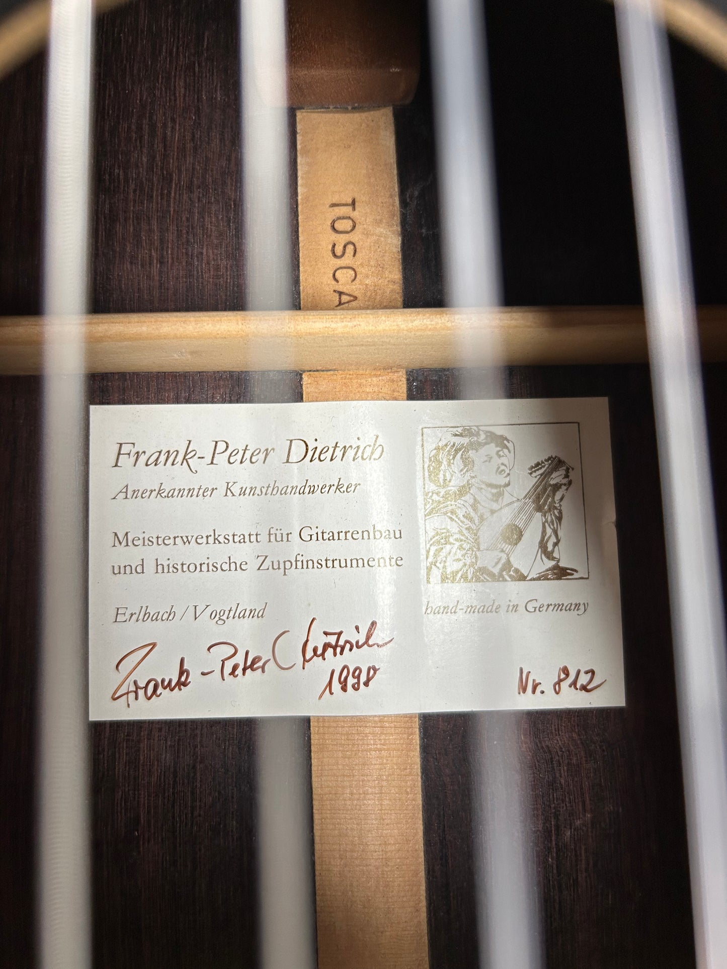 Frank Peter Dietrich !Video! Meistergitarre Markneukirchen