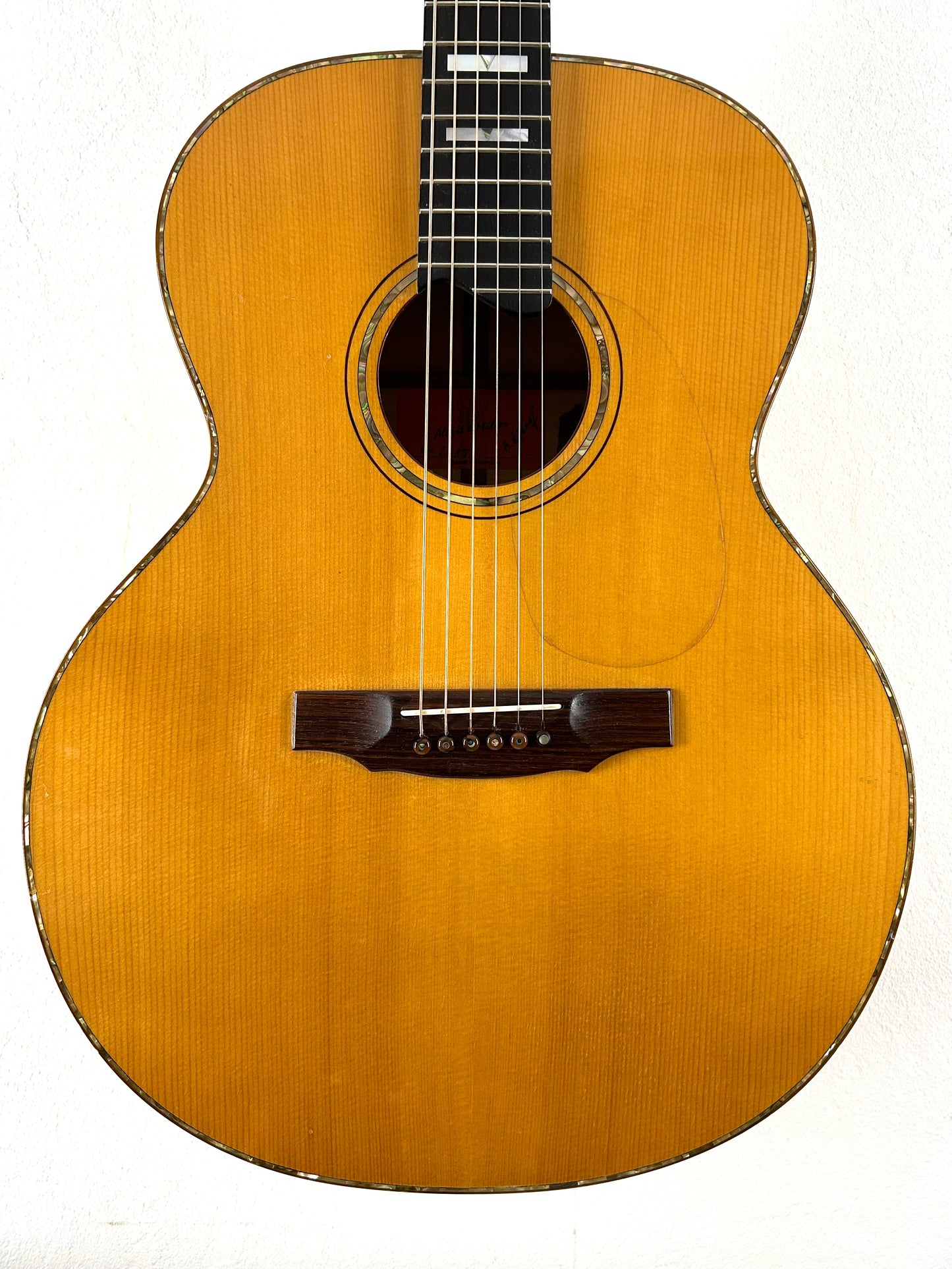 Albert Müller Jumbo Sattel 44mm Fichte/Ahorn Gitarre Westerngitarre
