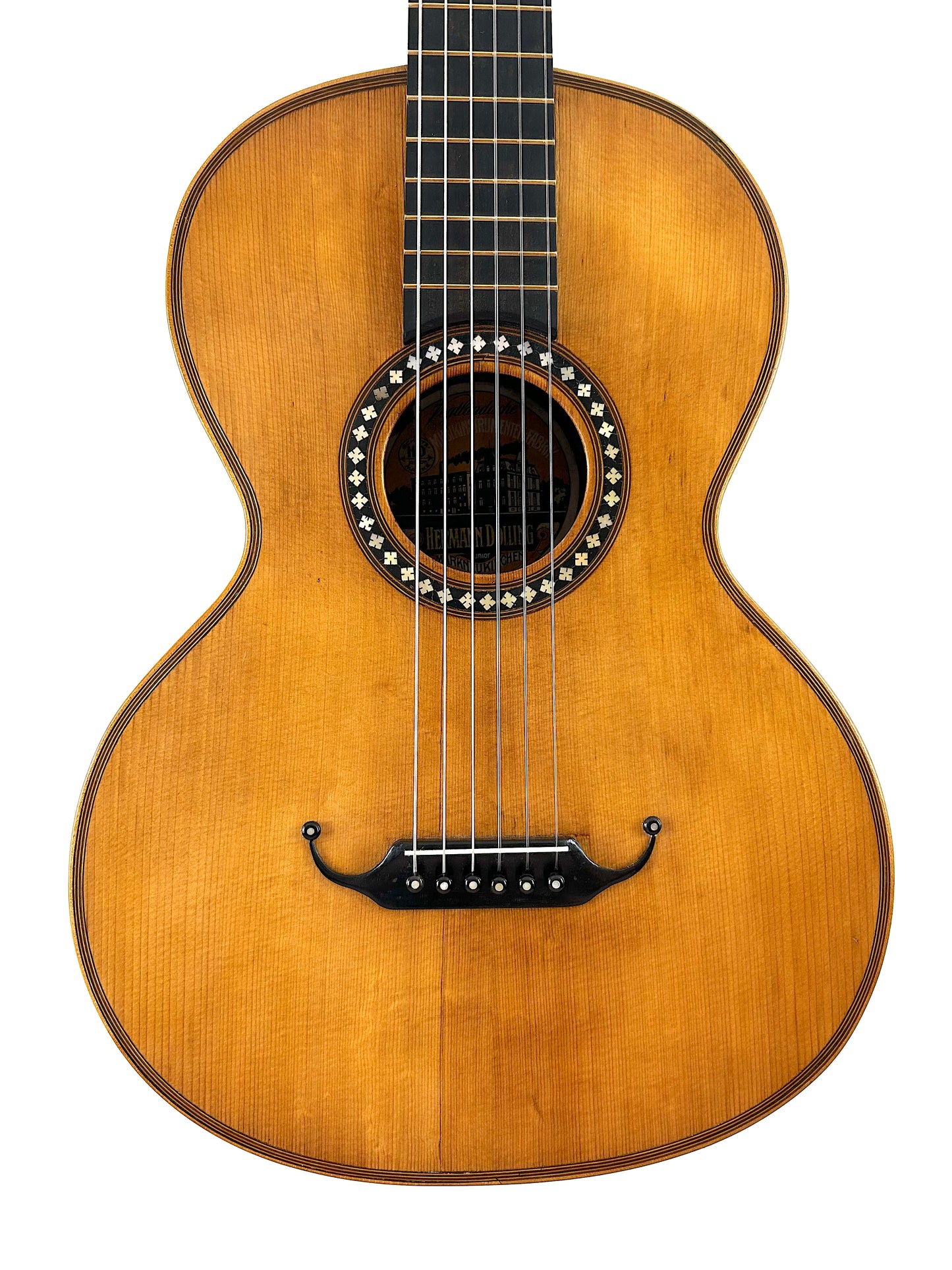 Hermann Dölling Romantische Gitarre Markneukirchen Stauffer Stil