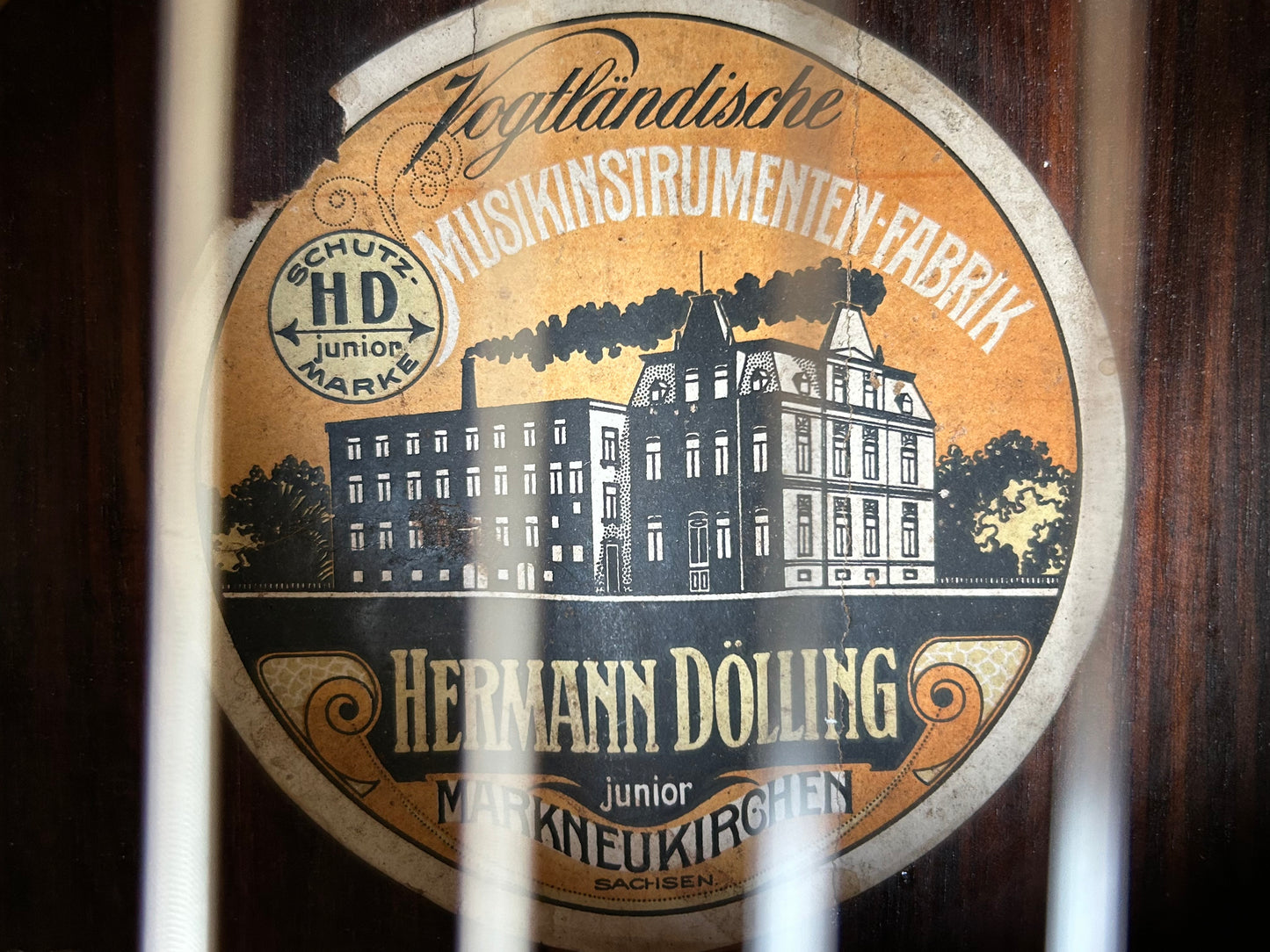 Hermann Dölling Romantische Gitarre Markneukirchen Stauffer Stil