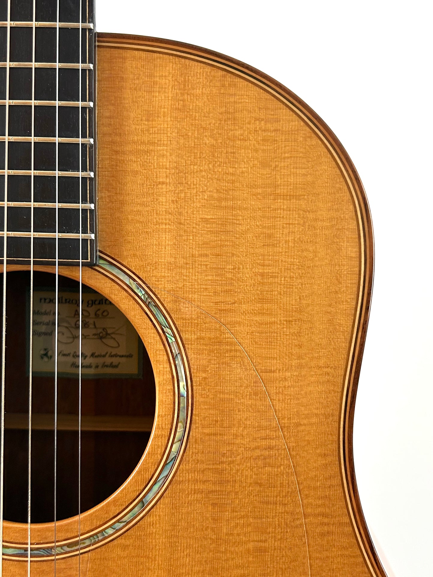 McIlroy AD60 Premium Serie Dreadnought Koa Fichte Gitarre