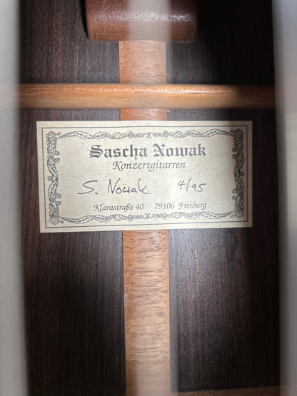 Sascha Nowak 1995 - Etikett