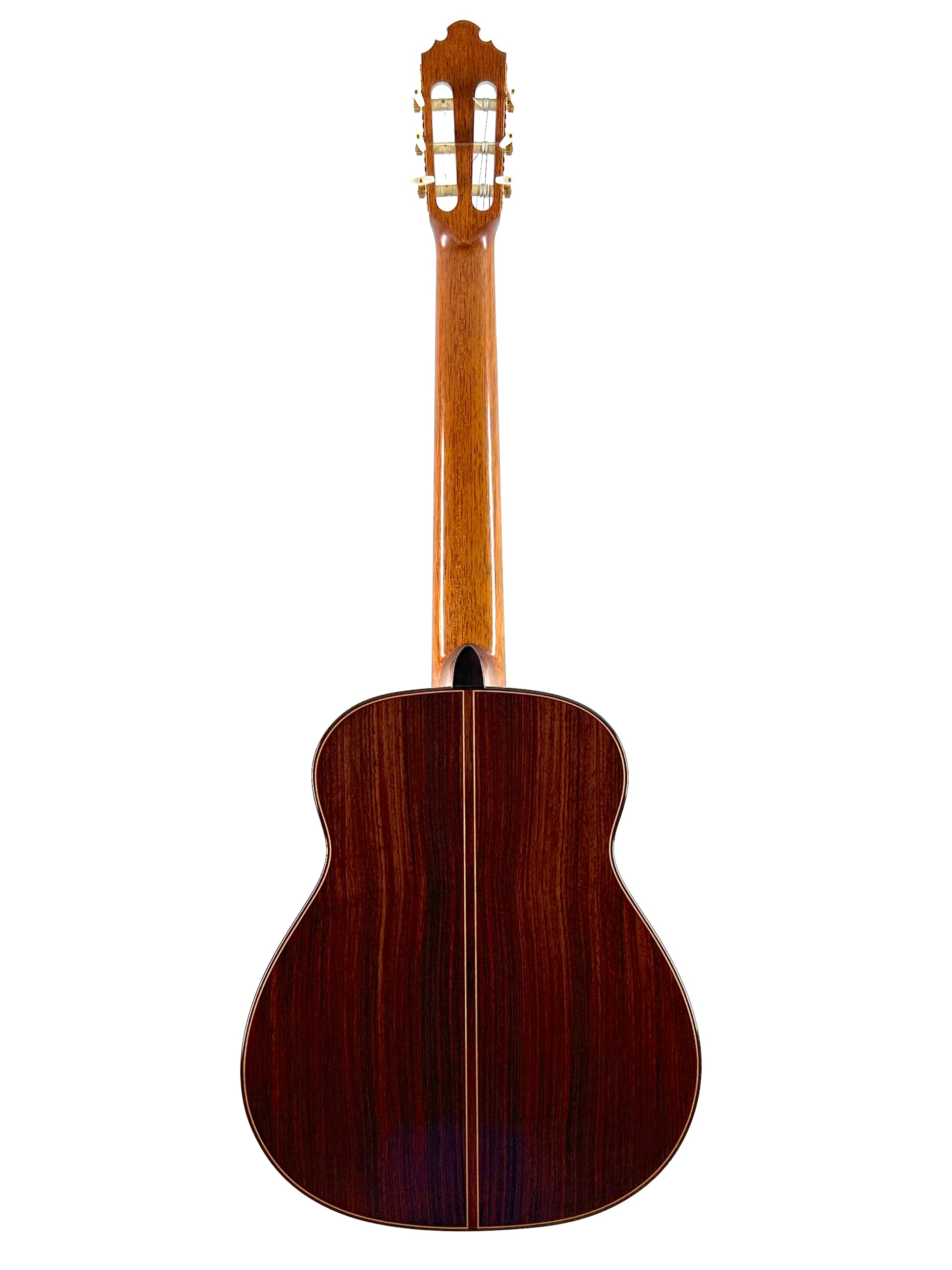 Erik Krause 1995 Langhals-Gitarre Rückseite