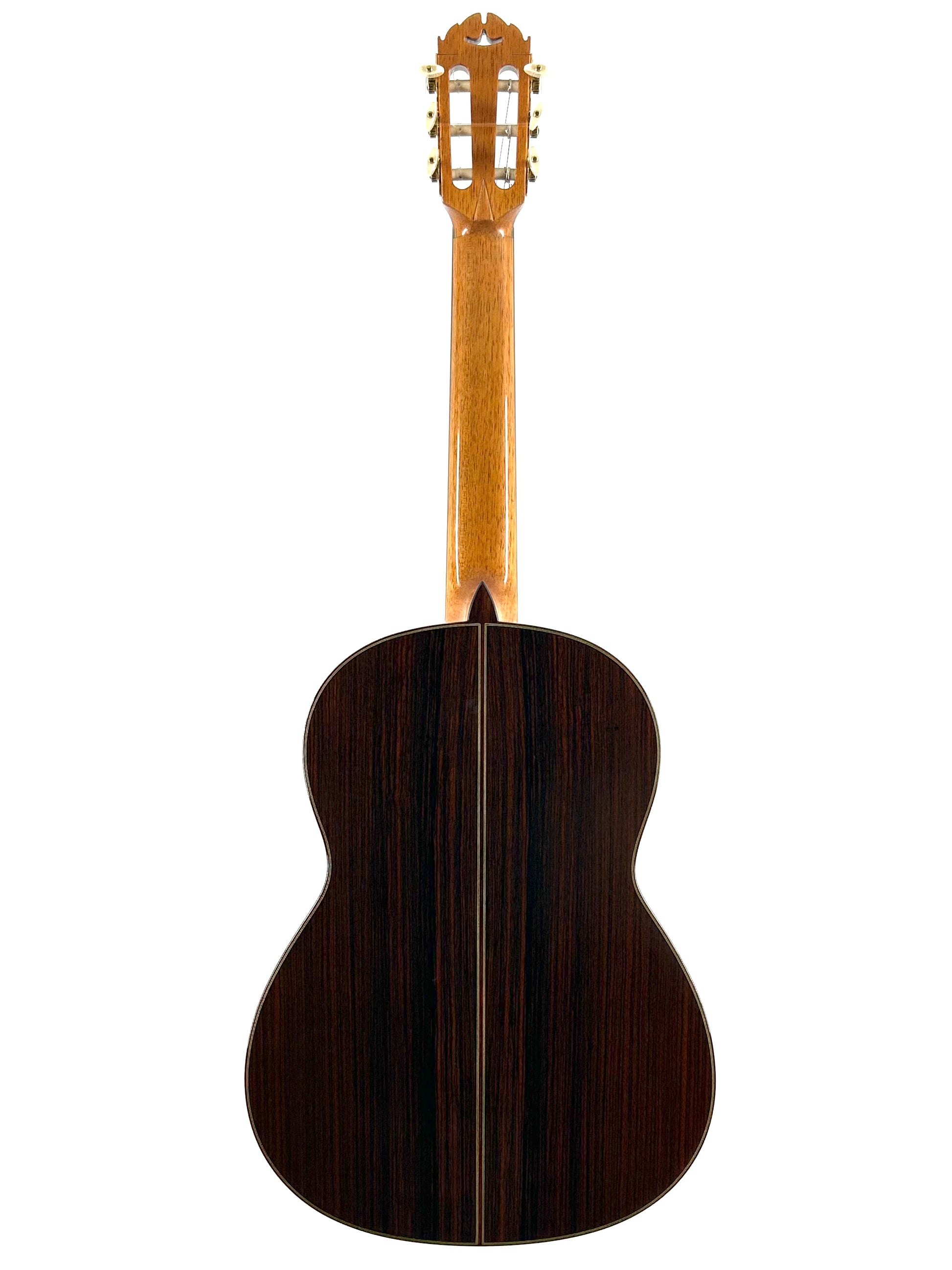 Joachim Schneider 2002 Meistergitarre Rückseite