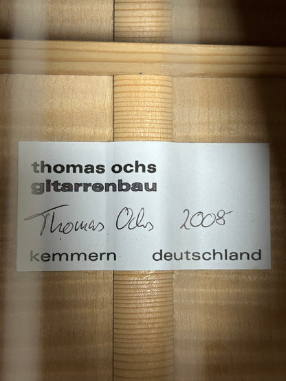 Thomas Ochs 2008 Konzertgitarre Etikett