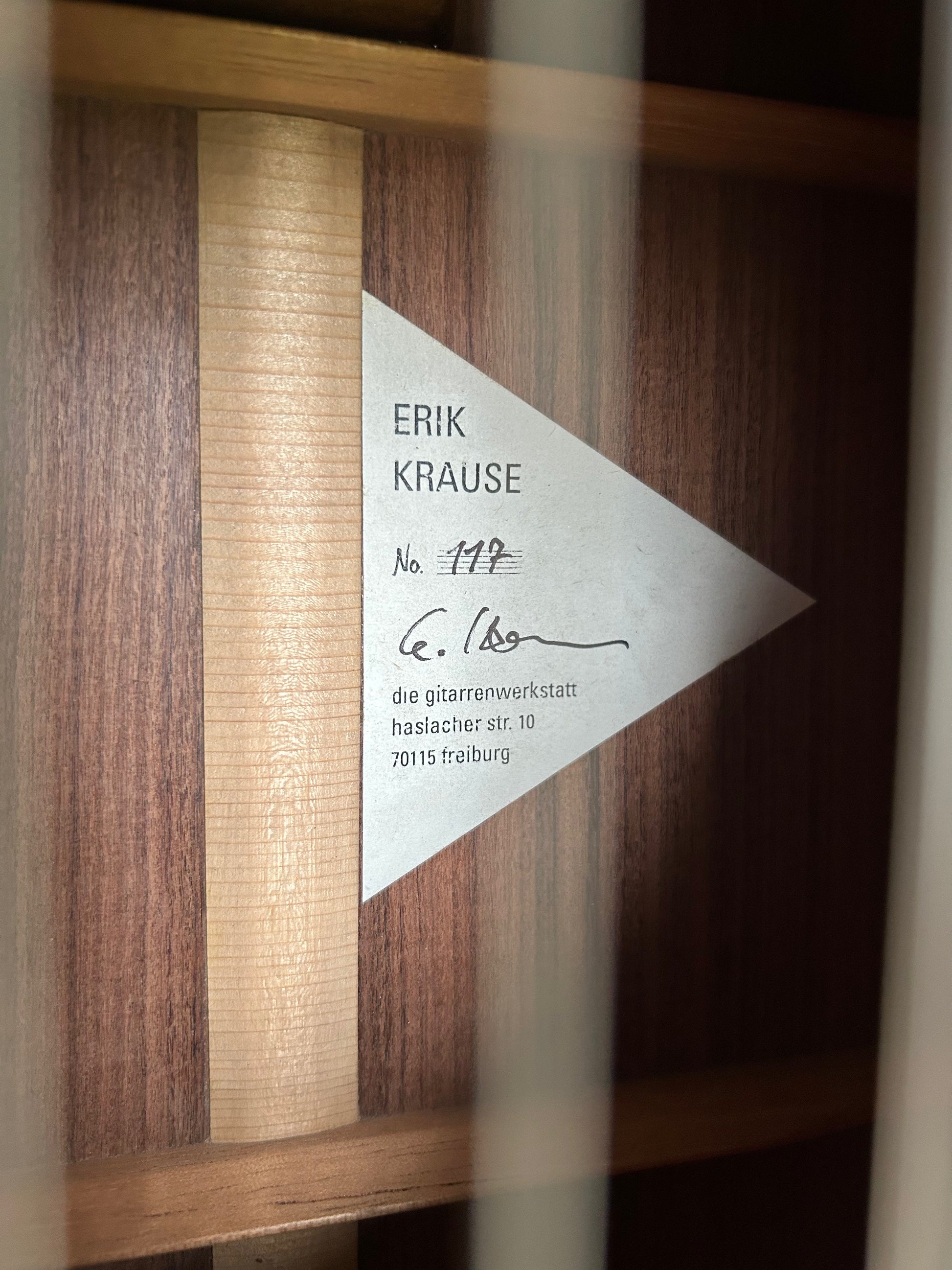 Erik Krause 2017 Etikett