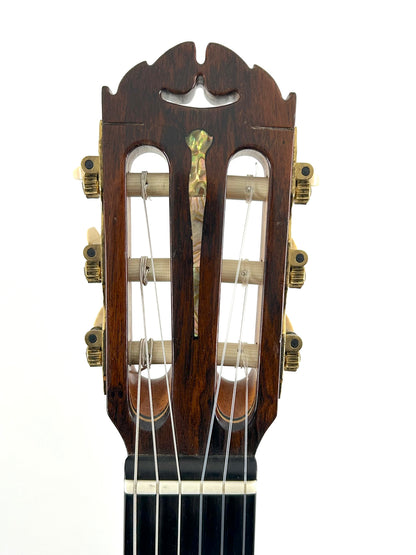 Joachim Schneider 2002 Kopfplatte aus Palisander mit Perlmutt Intarsien