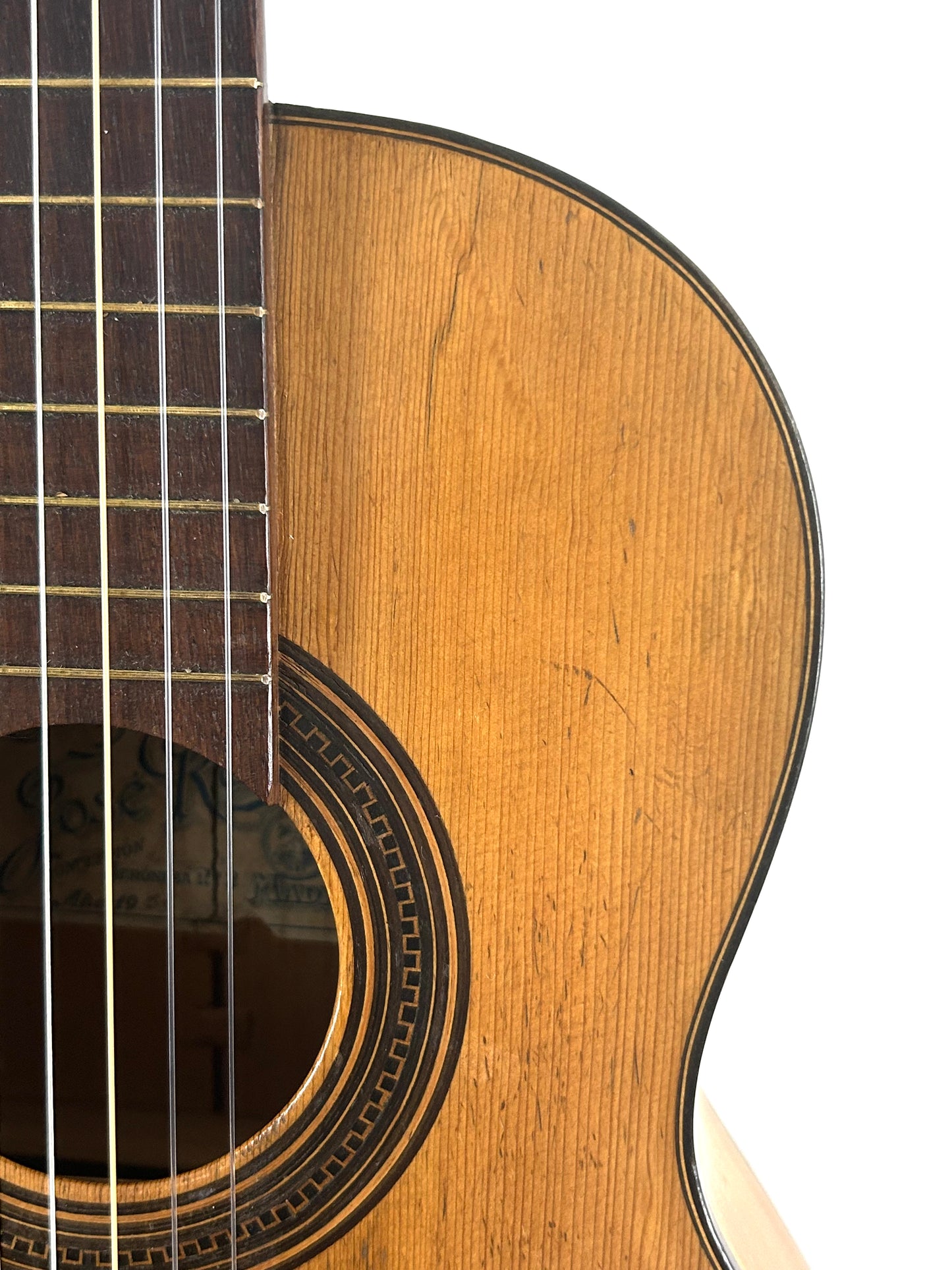 Jose Ramirez 1931 61,5 cm Historische Antike Gitarre Meistergitarre