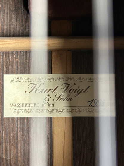 Kurt Voigt 1998 Etikett