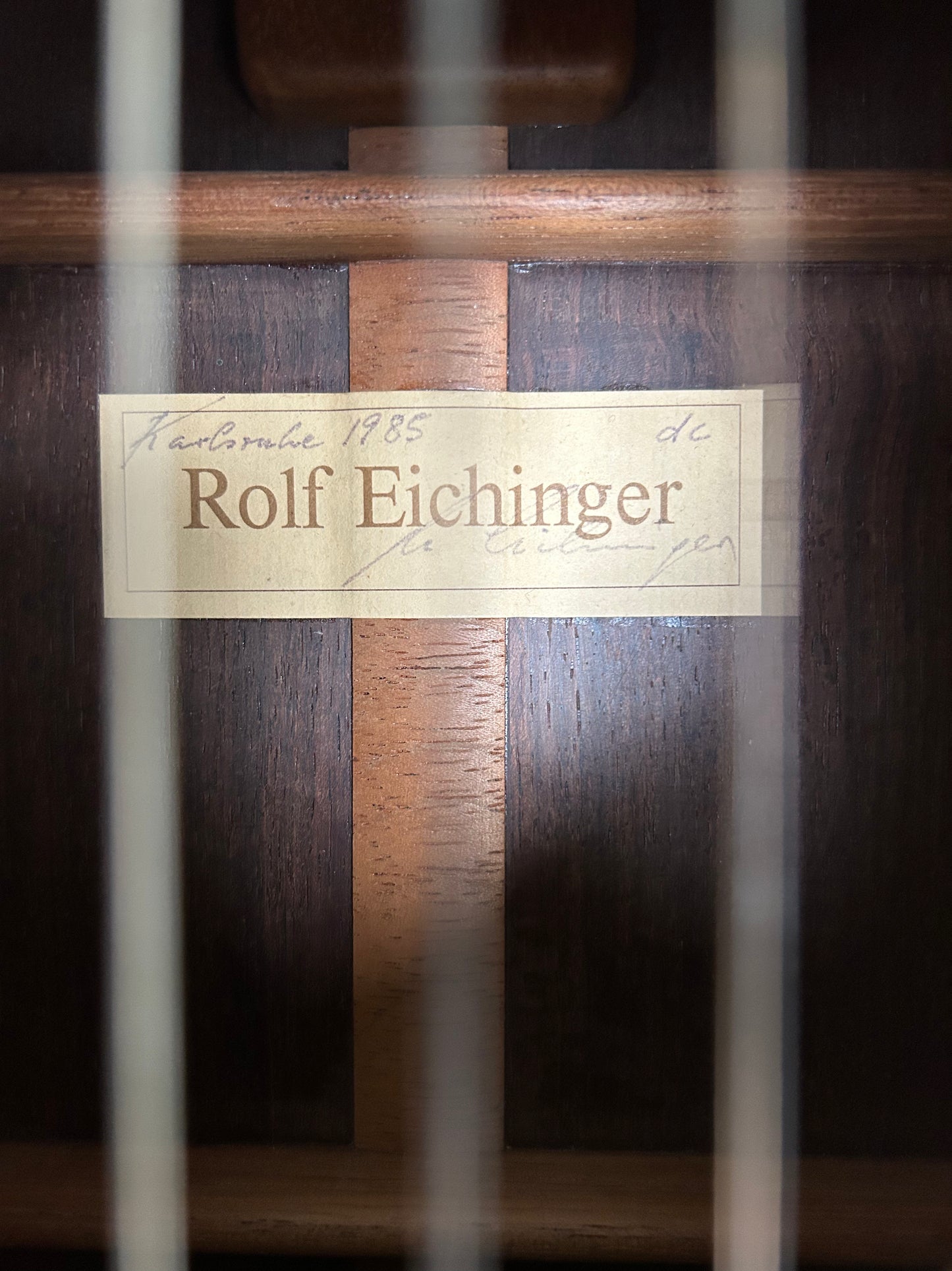 Rolf Eichinger Etikett