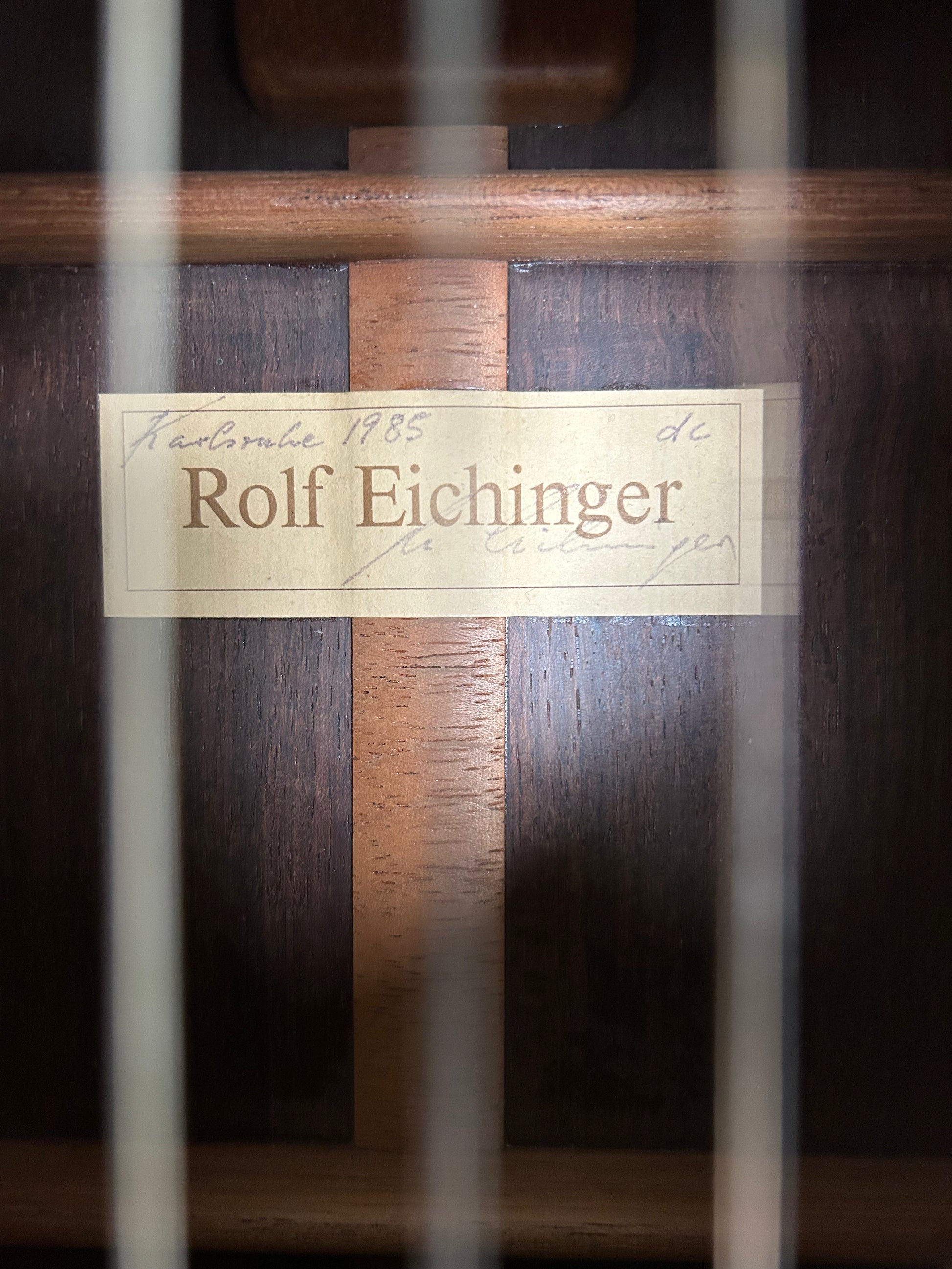 Rolf Eichinger Etikett