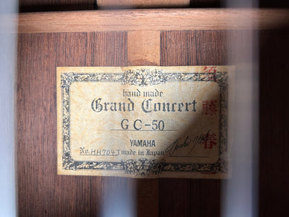 Yamaha GC-50 1991 – Innenetikett